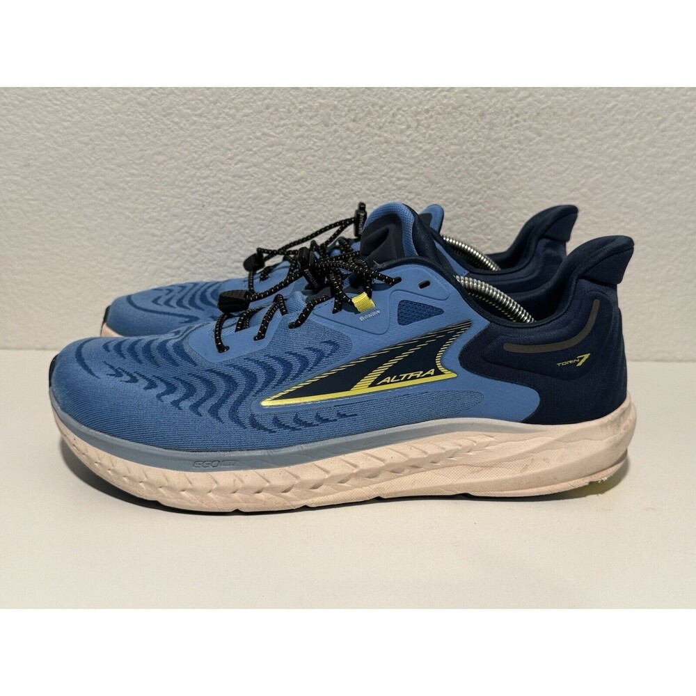 ALTRA Mens Torin 7 Running Shoe Sz 12.5 Blue Sneaker Laceless Trail AL0A82C4440